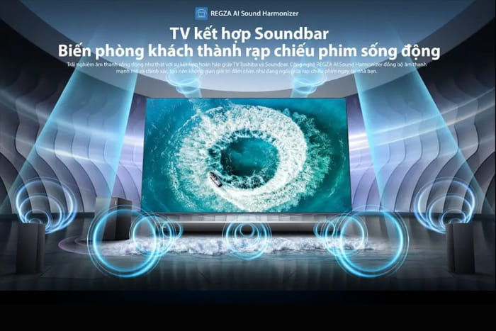 Smart Tivi Mini LED Toshiba AI 4K 85 inch 85Z770RP